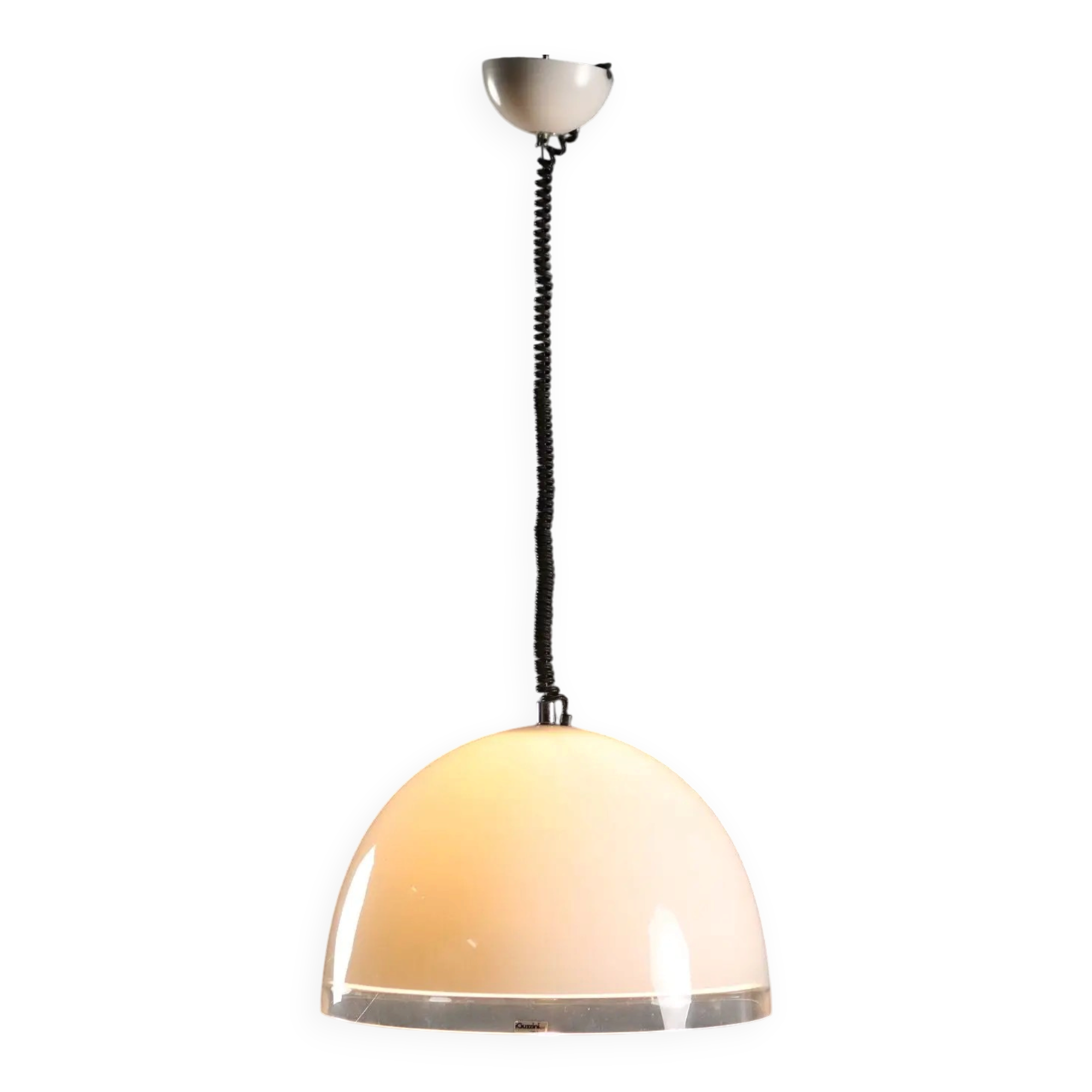 Baobab chandelier iGuzzini in plastic, vintage design, Italy, 1970s