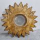 Mid century terracotta sunburst mirror, 1960s