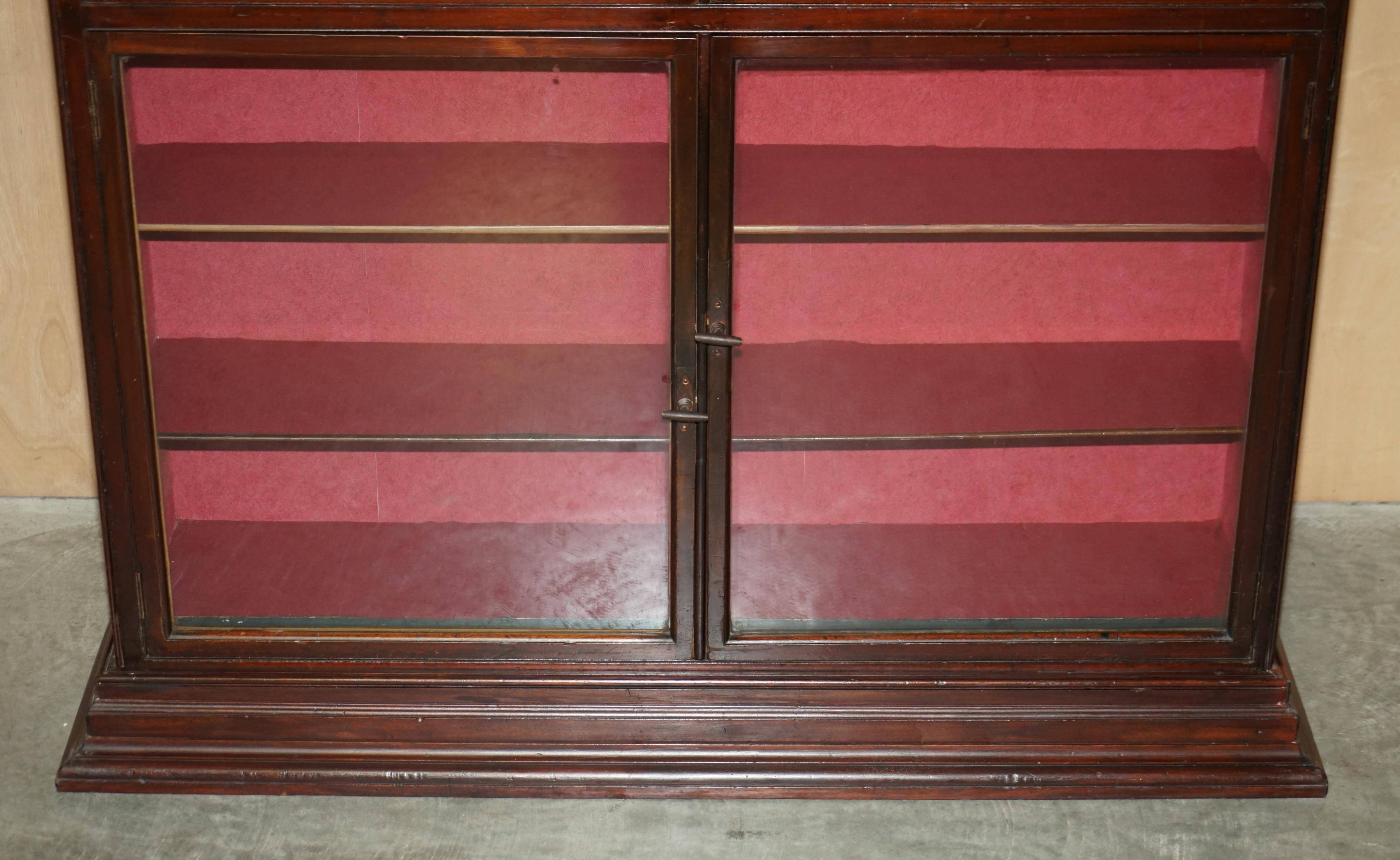 Large display cabinet in Victorian apothecary style.
