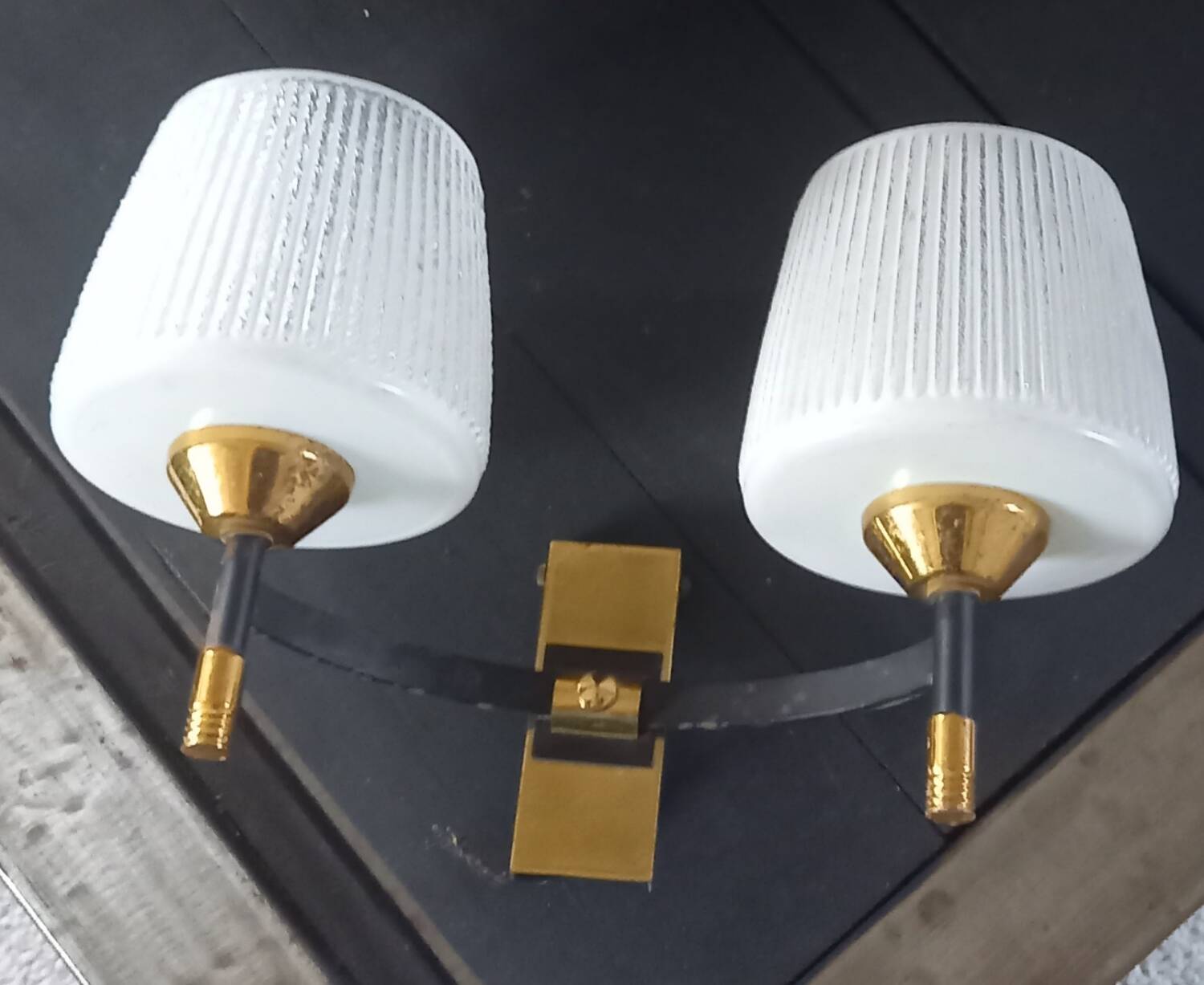 Double vintage wall light