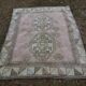 Vintage Turkish Oushak rug 121x140 cm
