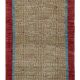 Tapis Oushak en laine noué à la main, 71 cm x 253 cm