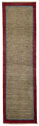 Tapis Oushak en laine noué à la main, 71 cm x 253 cm