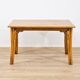 Superbe table à manger en bois massif des années 1950