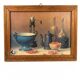 Vintage Still Life Table 1971 – Proferio Grossi – Wooden Frame