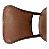 Set of 3 dining chairs by Gustav Siegel for J&J Kohn