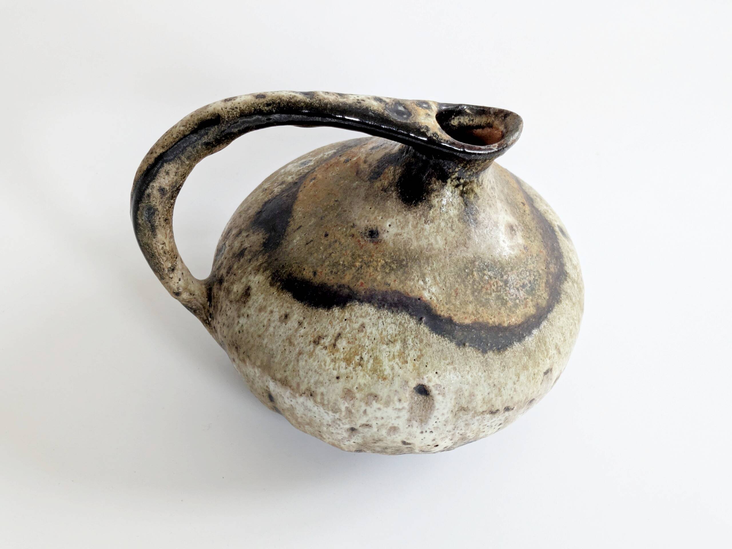 Ruscha Fat Lava vase 313 ceramic Germany 1960s