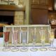 Vintage liqueur glasses in perfect condition in their original box.