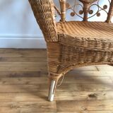 Peacock rattan chair