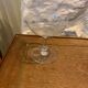 6 art deco champagne glasses with floral frieze