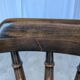 Chaise de bar en bois sculpté vintage : tabouret haut de ferme des années 1970