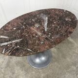 Tulip table 1970 in marble