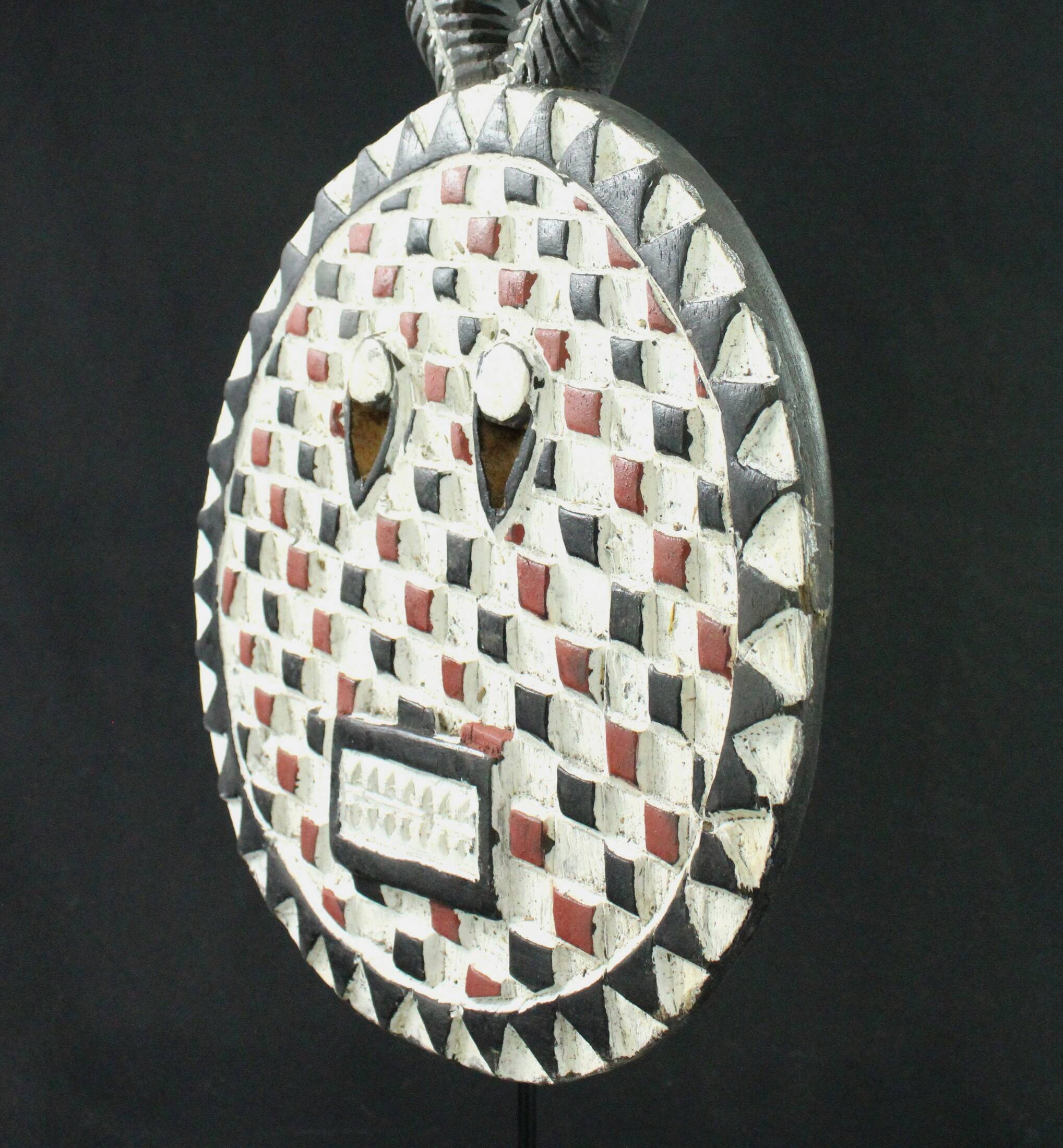 African Art - Goli Baoulé Mask - Arte Africa - Chic Ethnic Wall Decor - African Mask - 50 cms