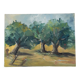 Oil on canvas landscape Jeanine Petit