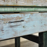 Old solid wood workbench 40/50