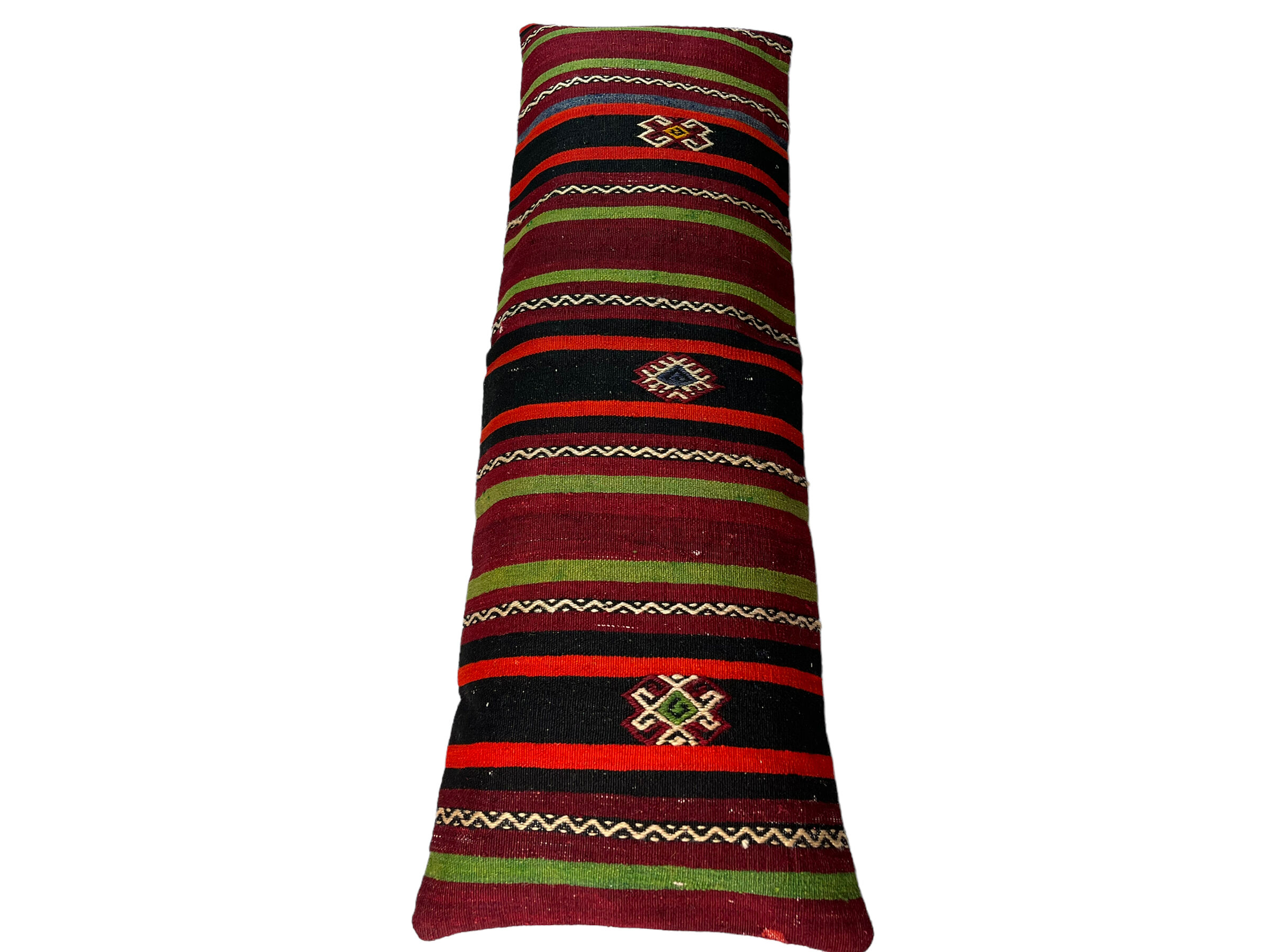 Vintage turkish kilim cushion cover , 120 x 40 cm