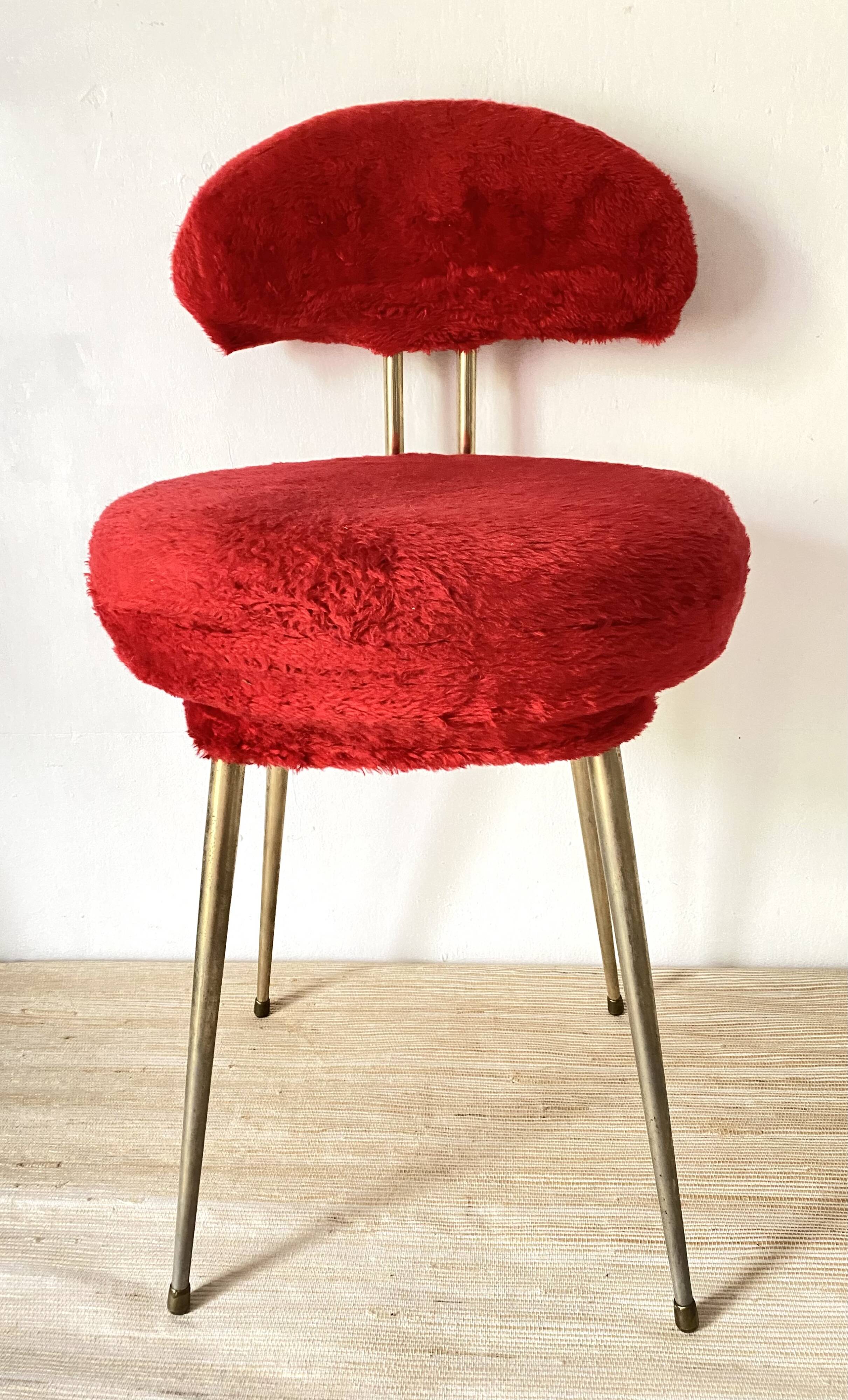 Vintage Pelfran "moumoute" chair