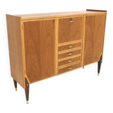 Scandinavian sideboard in teak and oak, Sweden, 1950