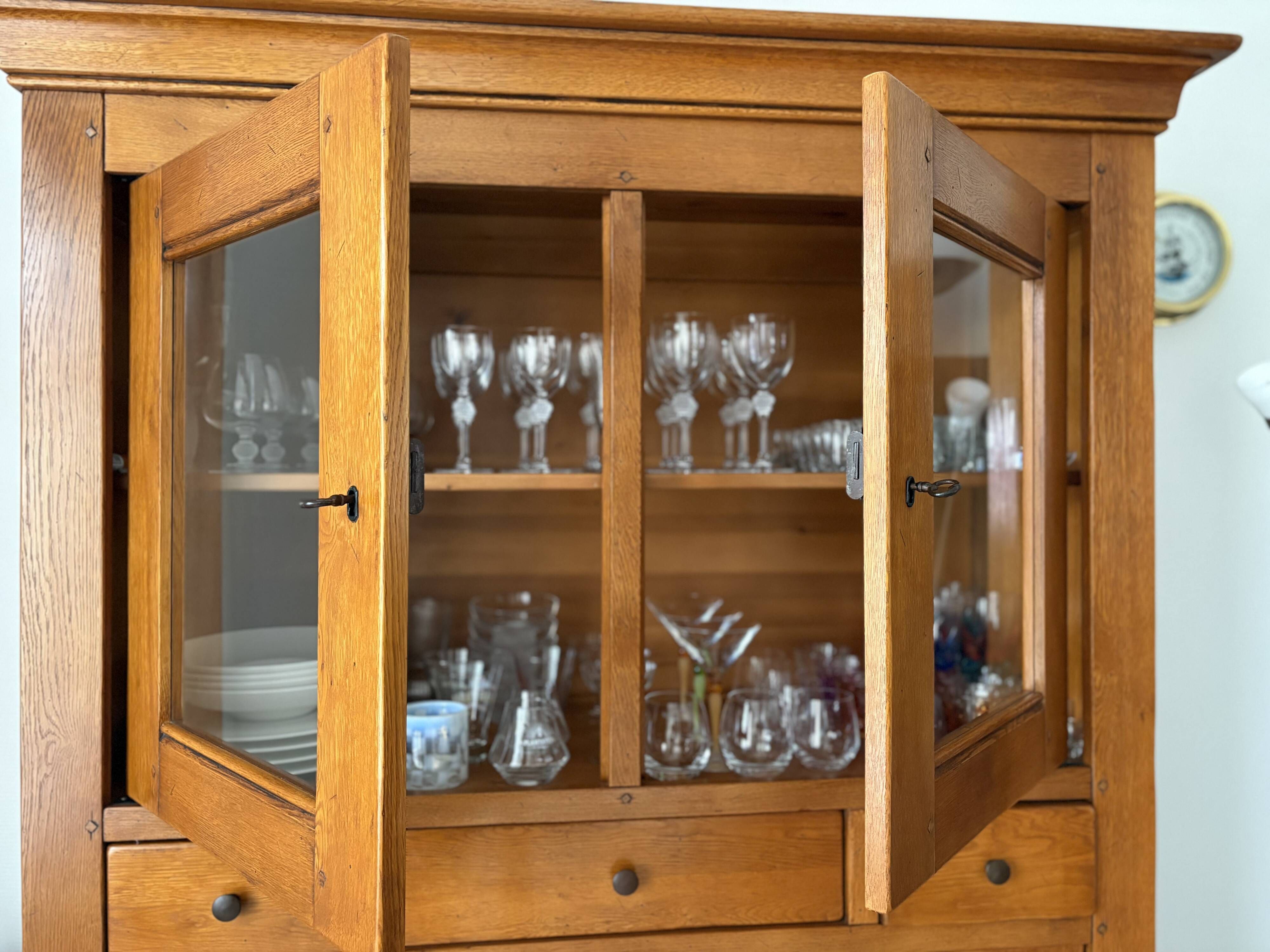 Solid oak sideboard