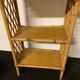 Rattan bookcase shelf