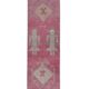 Vintage Turkish rug from Oushak, hand-woven 96x318 cm