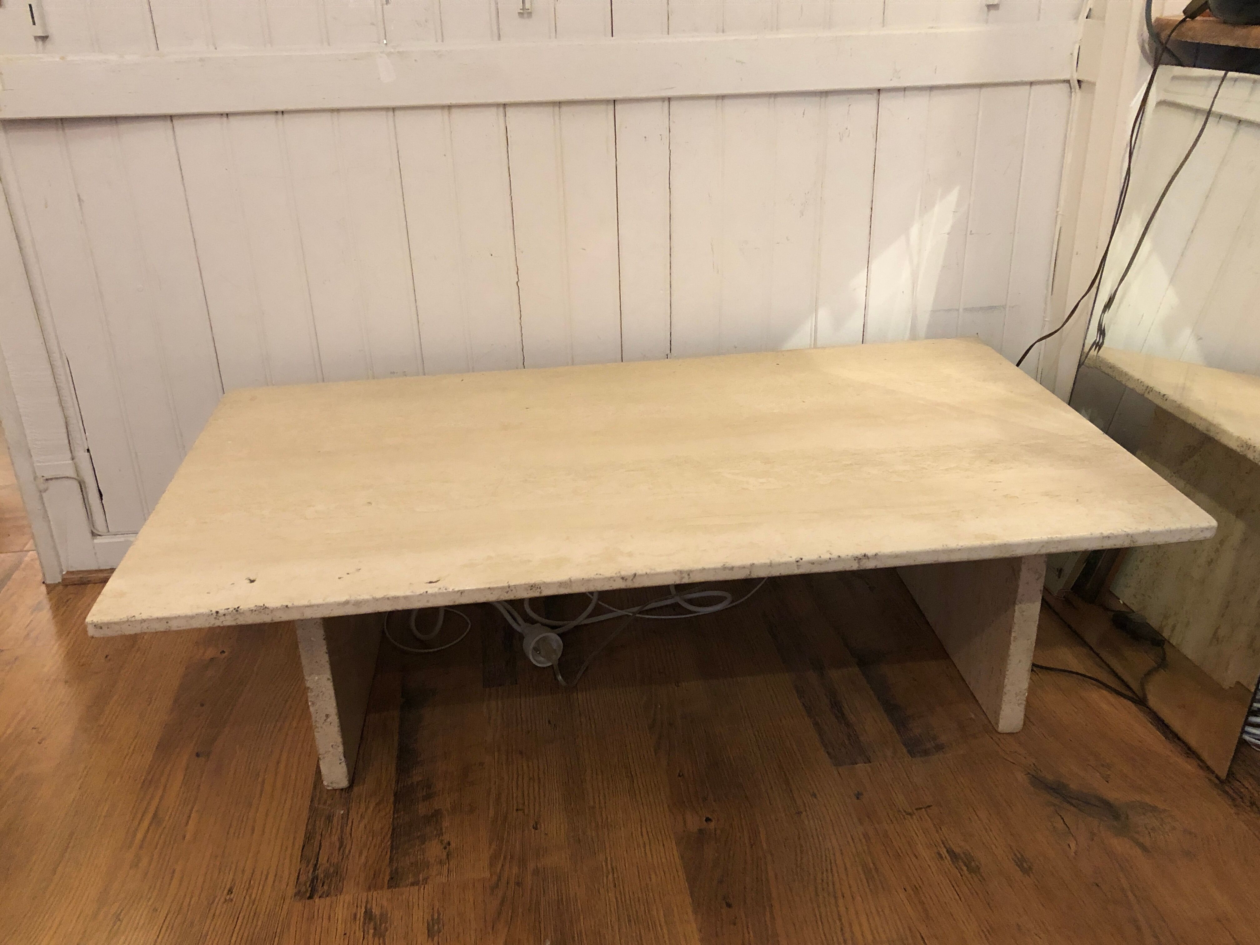 Coffee table travertine