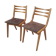 Pair of vintage chairs year 1960