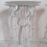 4 contemporary design wire candle holders