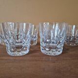 Saint Louis Crystal - Set of 6 Manhattan model whisky glasses
