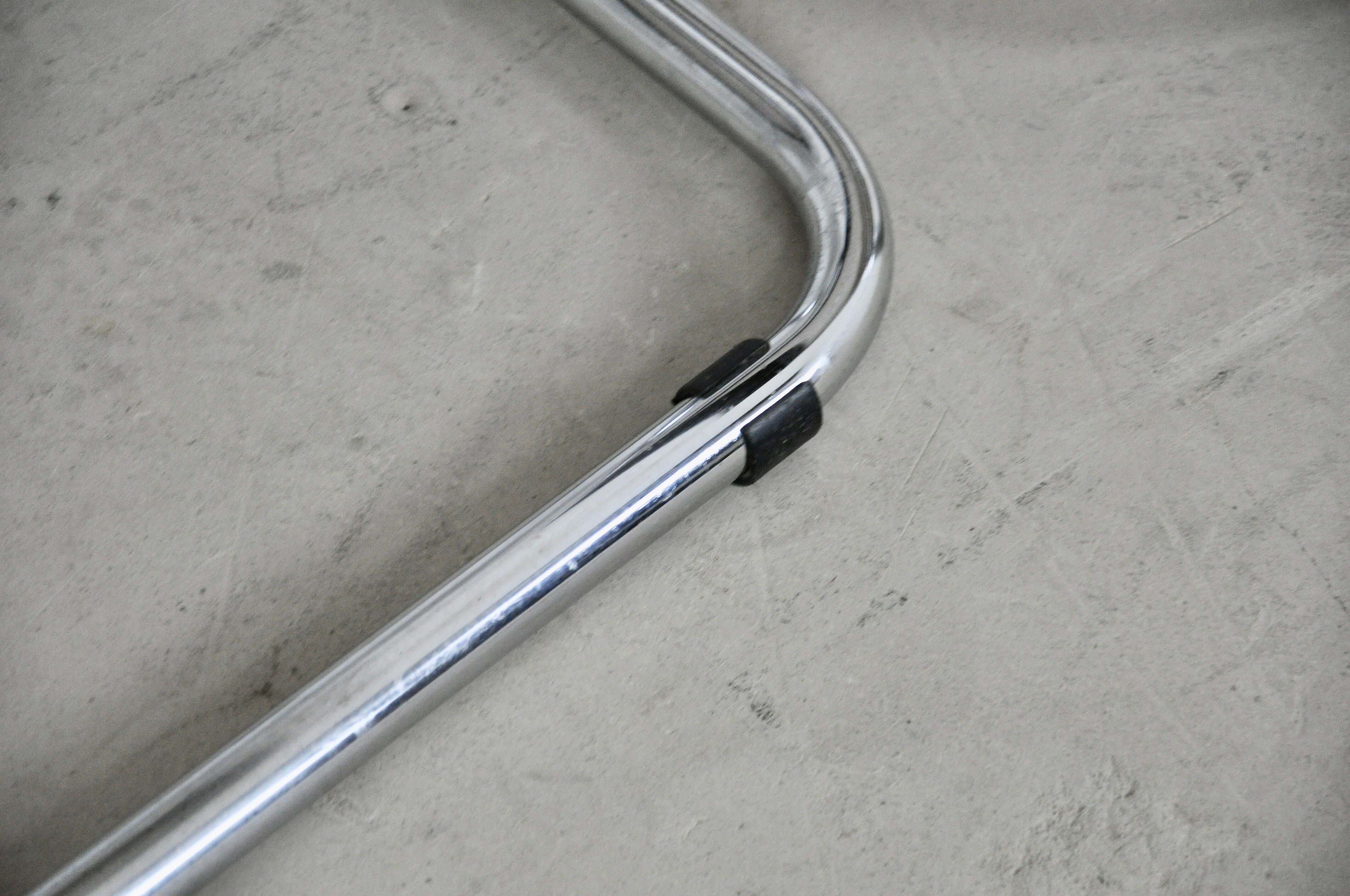 Set of 4 black dinning chairs B32 by Marcel Breuer