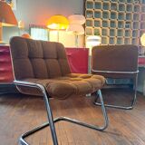 Suite de 6 fauteuils storm d'Yves Christin, airborne 1970