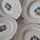6 pierced dessert plates Portugal