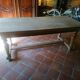 Oak farmhouse table with extensions