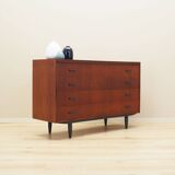 Teak chest of drawers, Danish design, 1970s, production: Denmark