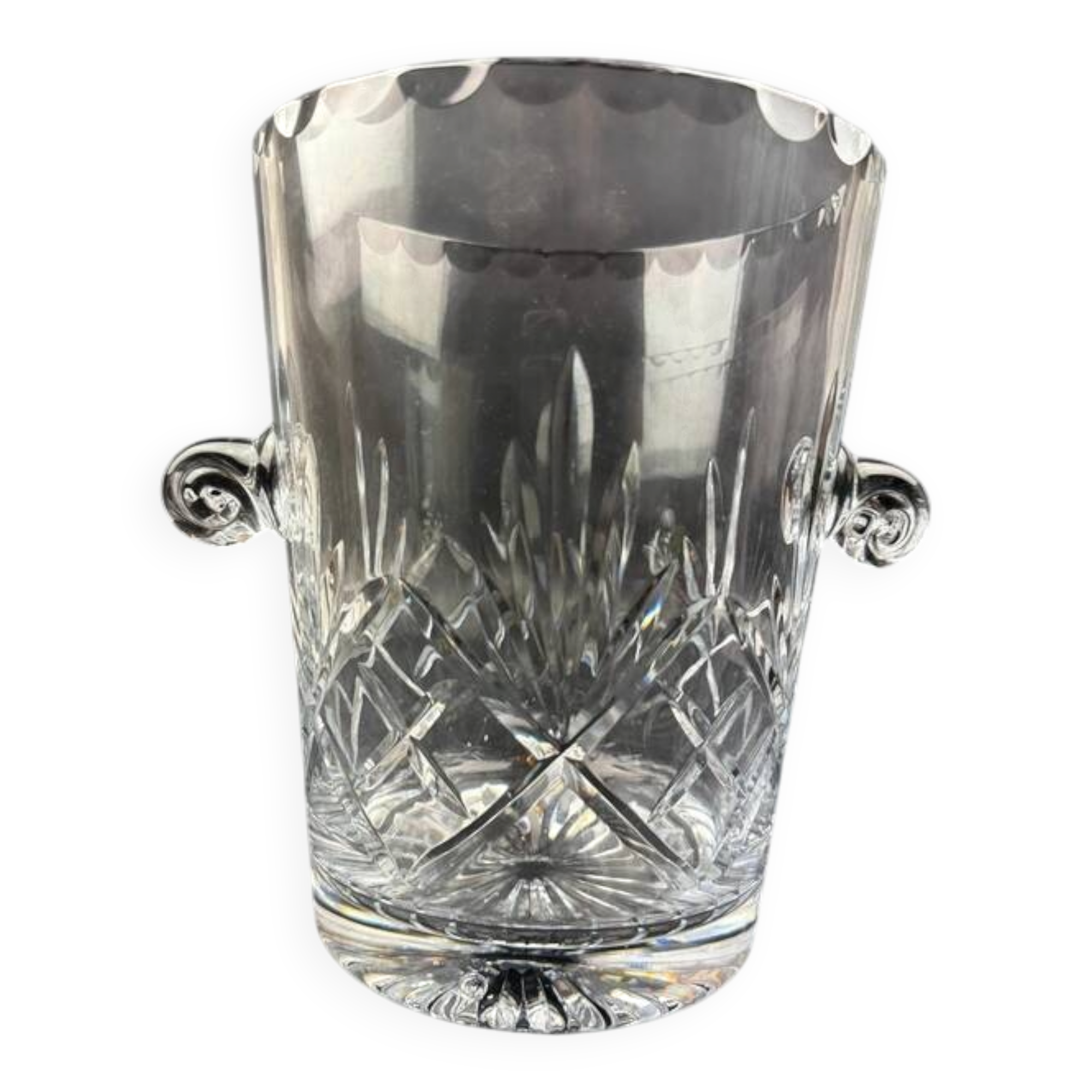 Cut crystal champagne bucket