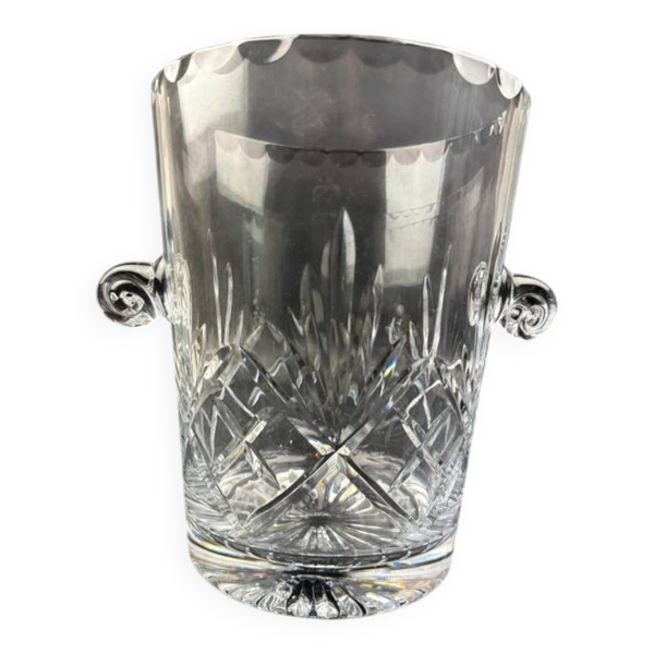 Seau à champagne en cristal taillé