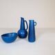 Mid-century modern set of 3 vases and bowl Rörstrand Ritzi Gunnar Nylund