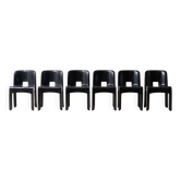 Ensemble de 6 chaises 'Universale' par Joe Colombo