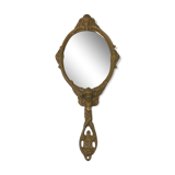 Bronze hand face of the middle XXe decor d'angelot