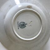 3 hollow plates iron earth Moulin des Loups model Marie Louise dark green