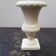 Old vase gien medici form ceramic white vintage