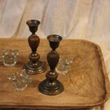 2 candle holders