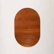 Round extendable teak table by Svante Skogh