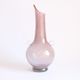 Pink Pulegoso glass vase with little ears, 1960s