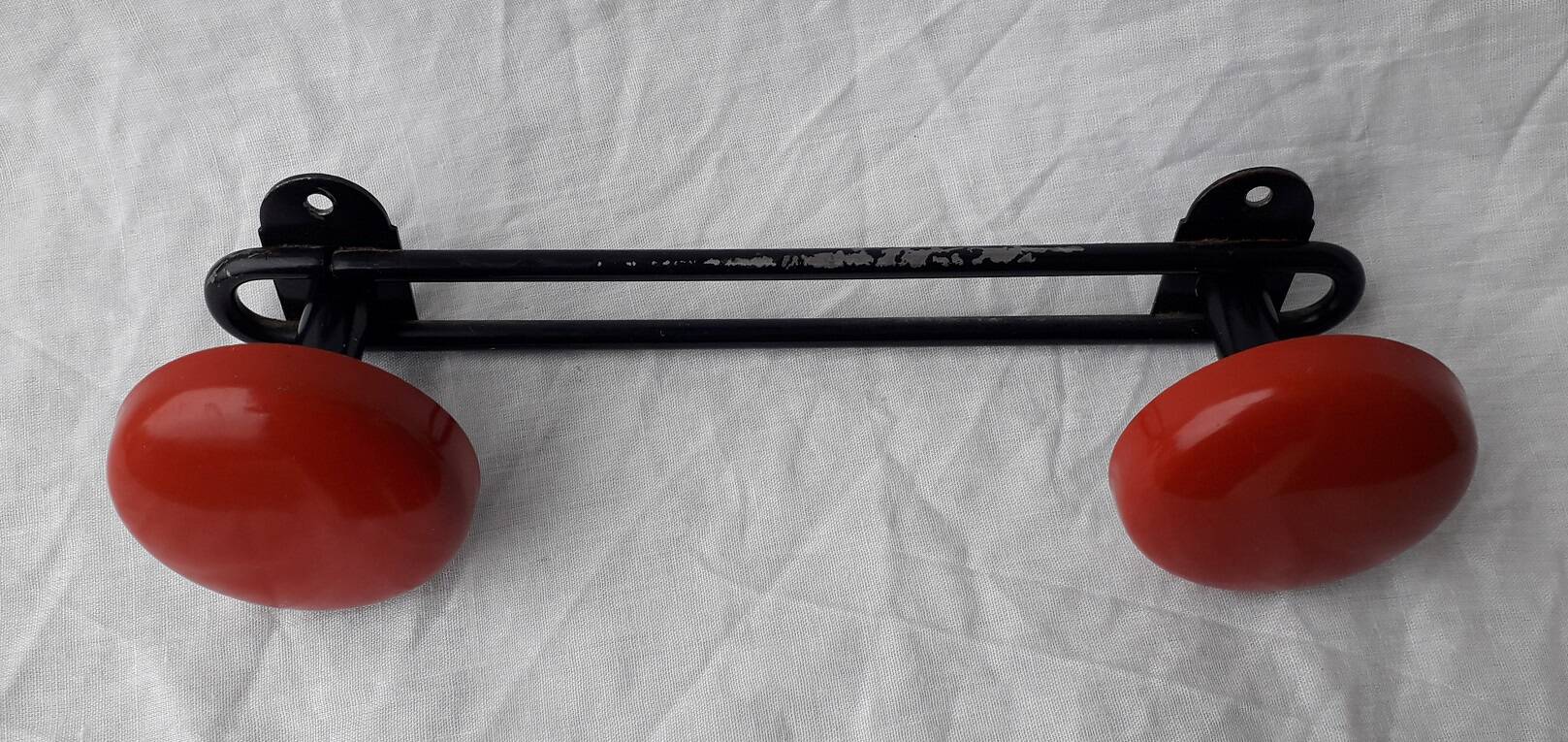 Red coat rack