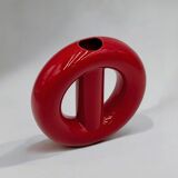 Décor en céramique des années 60 par Pareschi Laveno : ensemble cendrier et vase