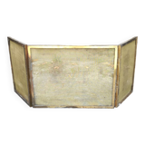 Brass fireplace screen