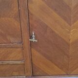 Vintage gold oak row feet compass from the 50s