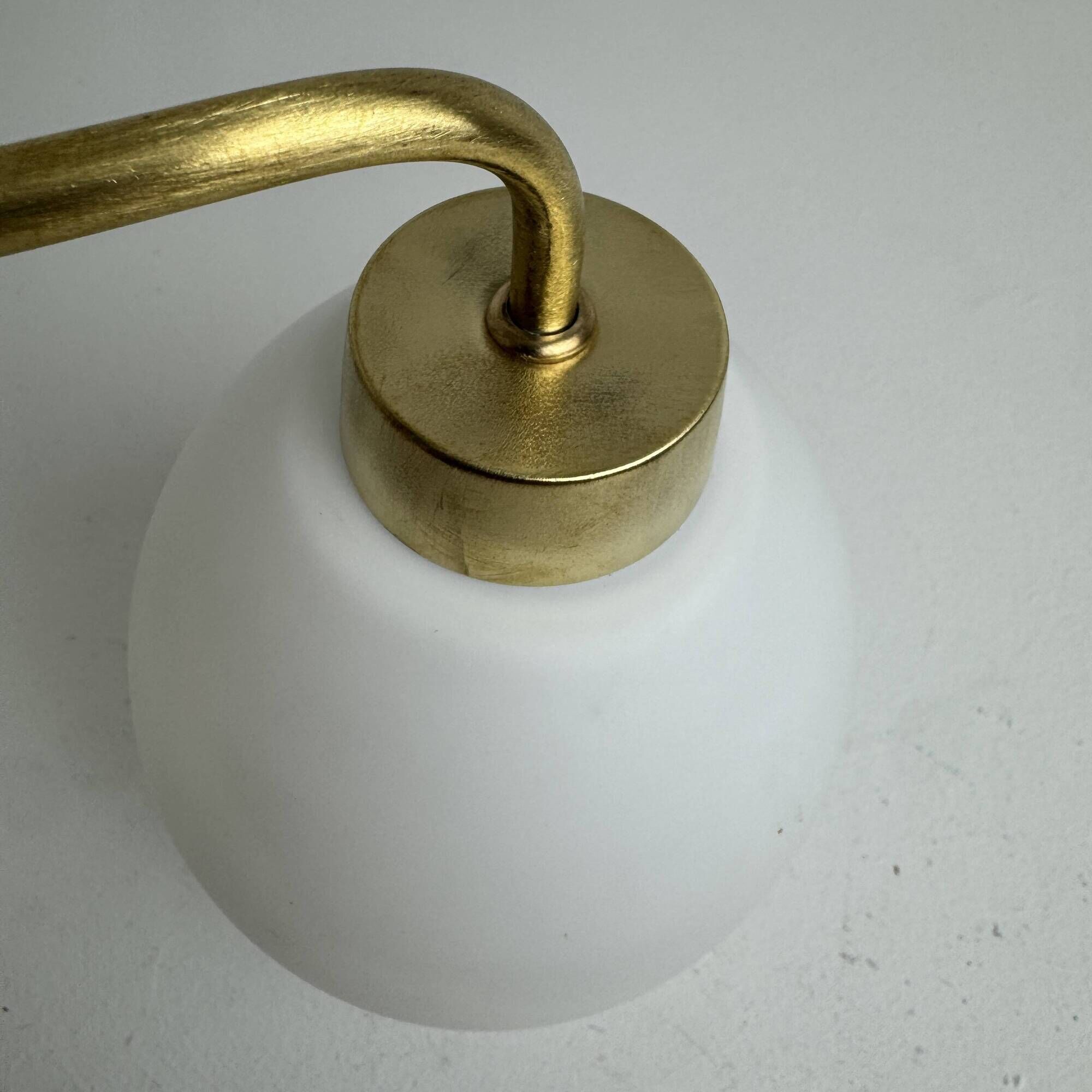 PAIR OF VINTAGE OVOID WALL LIGHTS