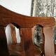 Set of 8 wooden bistro chairs